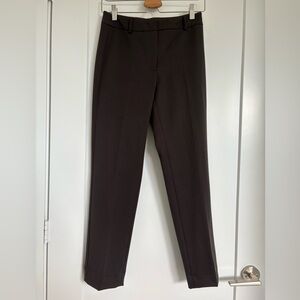 MAXMARA Espresso Straight Leg Trousers Pants, Size 26